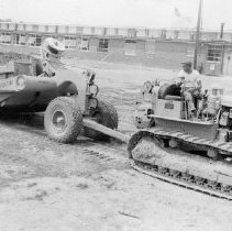 William Means of Pontiac Starts the Grading Process of South Grade School